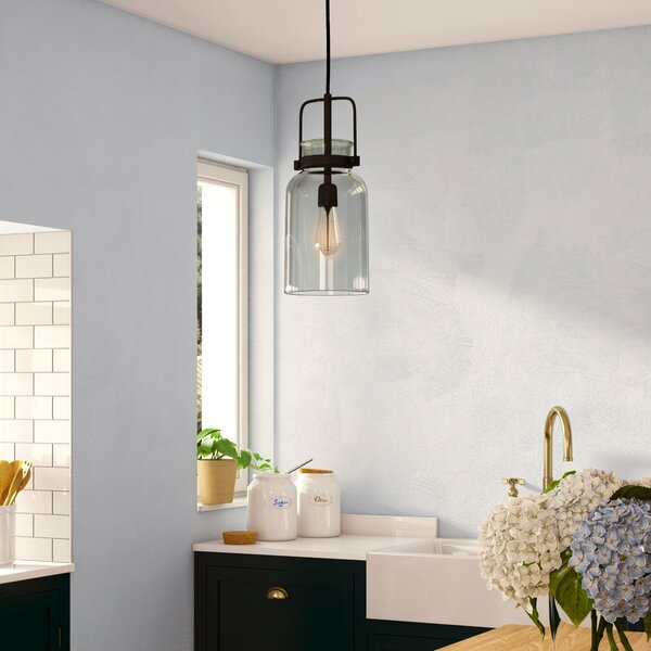 Laurel Foundry Modern Farmhouse Nouvelle Light Single Jar Pendant